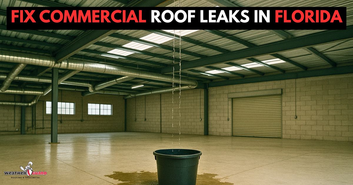 How to Identify and Fix Commercial Roof Leaks in Florida